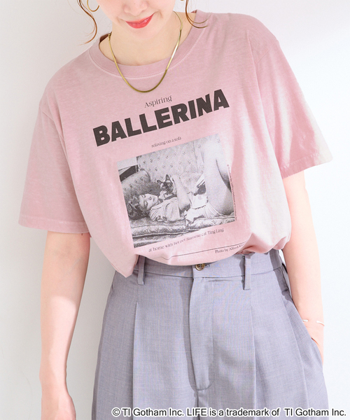 B.C STOCK(ベーセーストック)の「GOOD ROCK SPEED / グッドロックスピード LIFE PICTURE COLLECTION Tshirts(Tシャツ/カットソー・レディース・ピンク/ホワイト/チャコールグレー・FREE)」の3枚目の写真