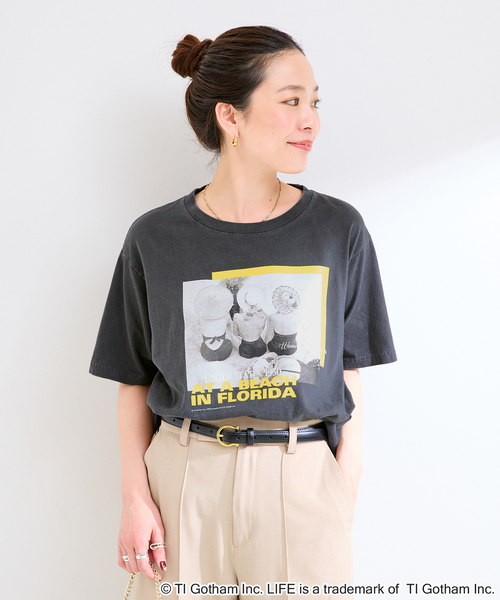 B.C STOCK(ベーセーストック)の「GOOD ROCK SPEED / グッドロックスピード LIFE PICTURE COLLECTION Tshirts(Tシャツ/カットソー・レディース・ピンク/ホワイト/チャコールグレー・FREE)」の7枚目の写真