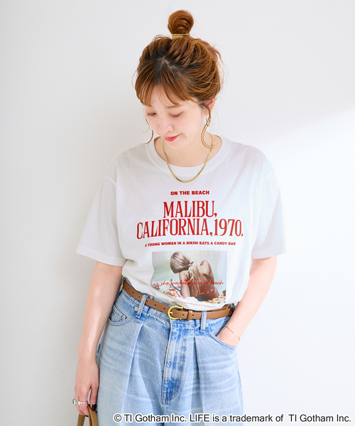 B.C STOCK(ベーセーストック)の「GOOD ROCK SPEED / グッドロックスピード LIFE PICTURE COLLECTION Tshirts(Tシャツ/カットソー・レディース・ピンク/ホワイト/チャコールグレー・FREE)」の13枚目の写真