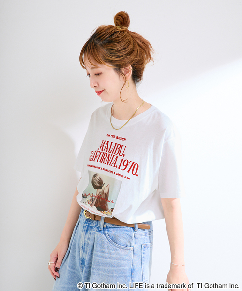 B.C STOCK(ベーセーストック)の「GOOD ROCK SPEED / グッドロックスピード LIFE PICTURE COLLECTION Tshirts(Tシャツ/カットソー・レディース・ピンク/ホワイト/チャコールグレー・FREE)」の14枚目の写真