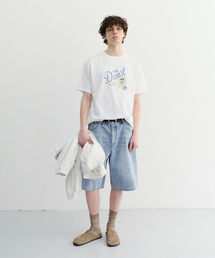DUNST FOR MEN（ダンストフォーメン）の「DRAWING PUPPY T-SHIRT_UNISEX_UDTS6B127_OFF WHITE（Tシャツ/カットソー）」
