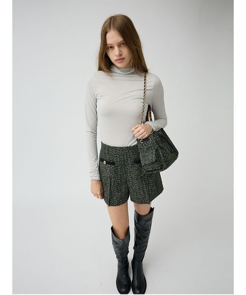 LILY BROWN(リリーブラウン)の「ツイードショートパンツ(その他パンツ・レディース・ダークグリーン/アイボリー/マルチ・1/0)」の20枚目の写真