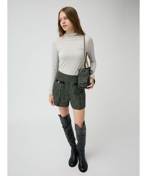LILY BROWN(リリーブラウン)の「ツイードショートパンツ(その他パンツ・レディース・ダークグリーン/アイボリー/マルチ・1/0)」の21枚目の写真