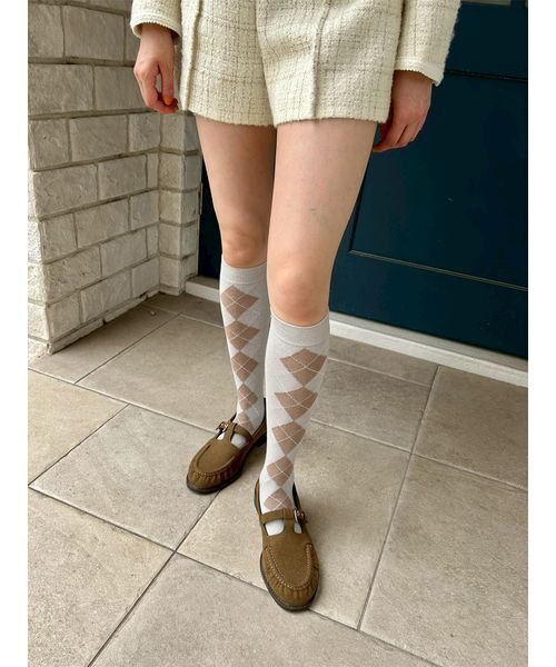 LILY BROWN(リリーブラウン)の「ツイードショートパンツ(その他パンツ・レディース・ダークグリーン/アイボリー/マルチ・1/0)」の7枚目の写真
