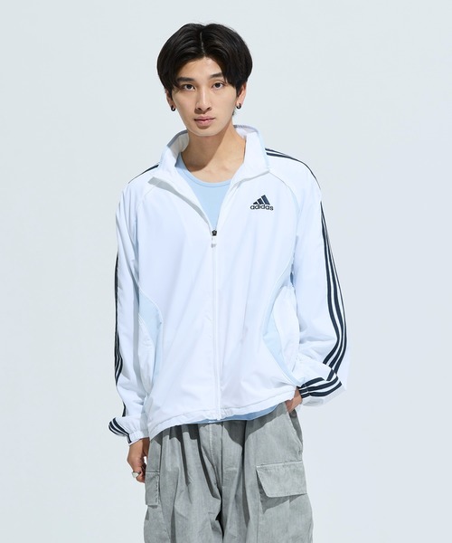 adidas（アディダス）の「チームガイスト アディカラー トラックトップ / ジャージ / トラックジャケット / アディダスオリジナルス adidas Originals（ジャージ・メンズ・ホワイト・XX-LARGE/3XL/LARGE/MEDIUM/SMALL/X-LARGE/X-SMALL）」の3枚目の写真
