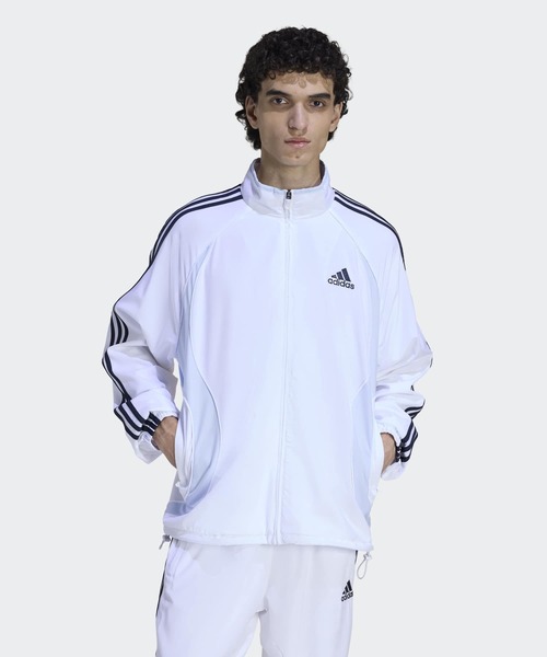 adidas（アディダス）の「チームガイスト アディカラー トラックトップ / ジャージ / トラックジャケット / アディダスオリジナルス adidas Originals（ジャージ・メンズ・ホワイト・XX-LARGE/3XL/LARGE/MEDIUM/SMALL/X-LARGE/X-SMALL）」の4枚目の写真