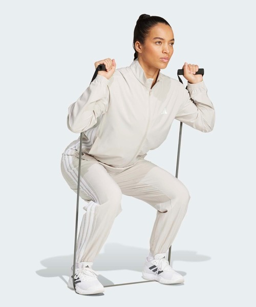 adidas(アディダス)の「トレイン エッセンシャルズ スリーストライプス ウーブンパンツ / アディダス adidas(その他パンツ・レディース・ホワイト・XX-LARGE/LARGE/MEDIUM/SMALL/X-LARGE)」の5枚目の写真