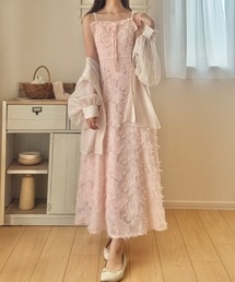 セール】MEDI 2WAY WAVY FRILL KNIT DRESS（ワンピース）｜Ameri