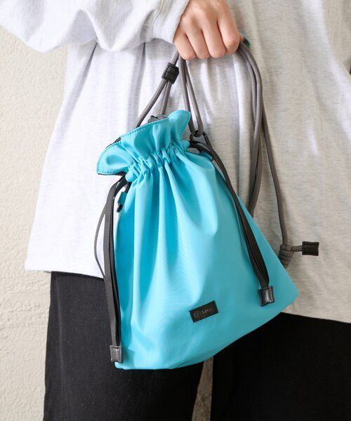 CIAOPANIC TYPY(チャオパニックティピー)の「【SML別注】MULTI POCKET DRAWSTRING(ショルダーバッグ・メンズ・ブルー/ブラック/ベージュ・ONE SIZE)」の1枚目の写真