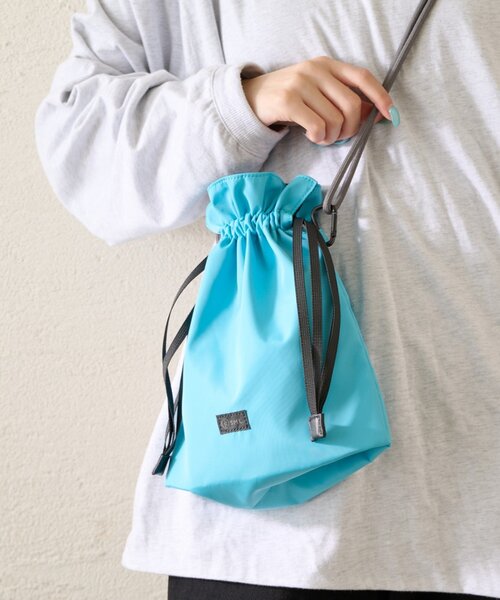 CIAOPANIC TYPY(チャオパニックティピー)の「【SML別注】MULTI POCKET DRAWSTRING(ショルダーバッグ・メンズ・ブルー/ブラック/ベージュ・ONE SIZE)」の10枚目の写真
