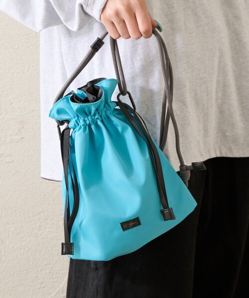CIAOPANIC TYPY(チャオパニックティピー)の「【SML別注】MULTI POCKET DRAWSTRING(ショルダーバッグ・メンズ・ブルー/ブラック/ベージュ・ONE SIZE)」の11枚目の写真