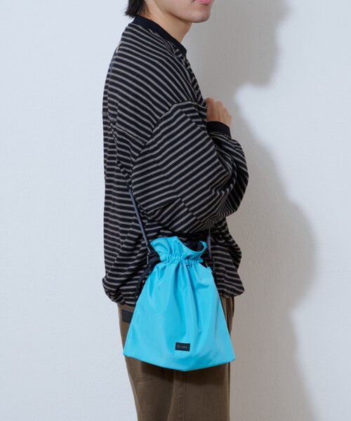 CIAOPANIC TYPY(チャオパニックティピー)の「【SML別注】MULTI POCKET DRAWSTRING(ショルダーバッグ・メンズ・ブルー/ブラック/ベージュ・ONE SIZE)」の17枚目の写真