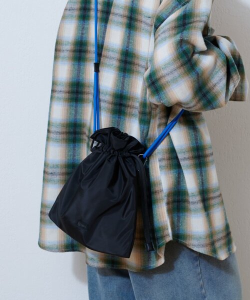 CIAOPANIC TYPY(チャオパニックティピー)の「【SML別注】MULTI POCKET DRAWSTRING(ショルダーバッグ・メンズ・ブルー/ブラック/ベージュ・ONE SIZE)」の20枚目の写真