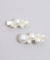 Zoule（ゾーラ）の「Zoule ゾーラ：bubble pearl clip　パール　ヘアクリップ（バレッタ/ヘアクリップ）」