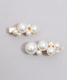 Zoule（ゾーラ）の「Zoule ゾーラ：bubble pearl clip　パール　ヘアクリップ（バレッタ/ヘアクリップ）」
