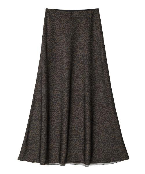 Ameri（アメリ）の「LEOPARD BIAS NARROW SKIRT（スカート・レディース・ブラウン/ブラック・SMALL/MEDIUM）」の11枚目の写真