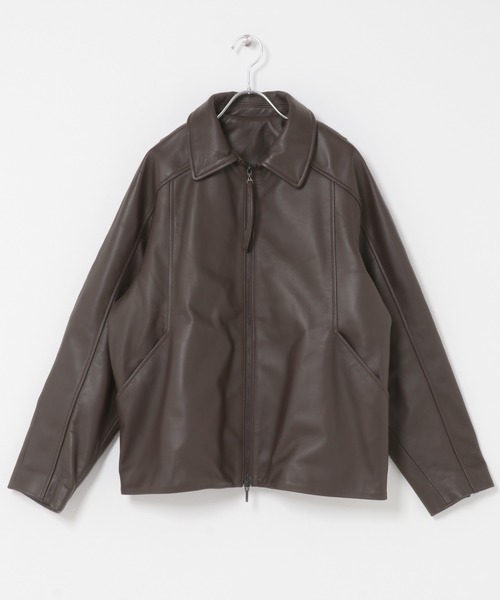 URBAN RESEARCH ROSSO WOMEN(アーバンリサーチ ロッソ)の「シープレザーzipブルゾン(その他アウター・レディース・ダークブラウン・FREE)」の15枚目の写真