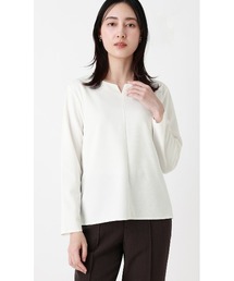 AOYAMA（アオヤマ）の「【みんなのブラウス】ゼロプレッシャーブラウス【キーネック】【長袖】（シャツ/ブラウス）」