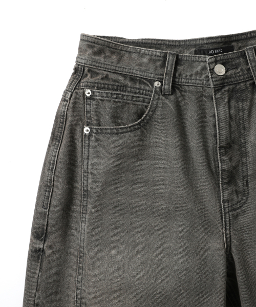 ADHOC（アドホック）の「男性サイドラインディテールポイントデニムパンツ (グレー) (HB9DP06)（デニムパンツ・メンズ・その他・76/71/81/86）」の5枚目の写真
