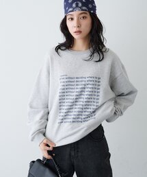 CIAOPANIC TYPY | 【ZOZO限定】【UNISEX】メッセージロゴ裏毛スウェット(スウェット)