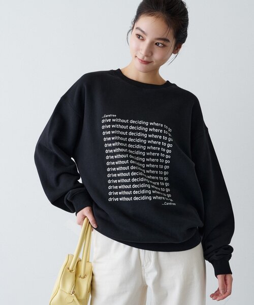 CIAOPANIC TYPY(チャオパニックティピー)の「【ZOZO限定】【UNISEX】メッセージロゴ裏毛スウェット(スウェット・レディース・ブラック/イエロー/ネイビー/ブラウン/チャコールグレー/グレー・LARGE/MEDIUM)」の19枚目の写真