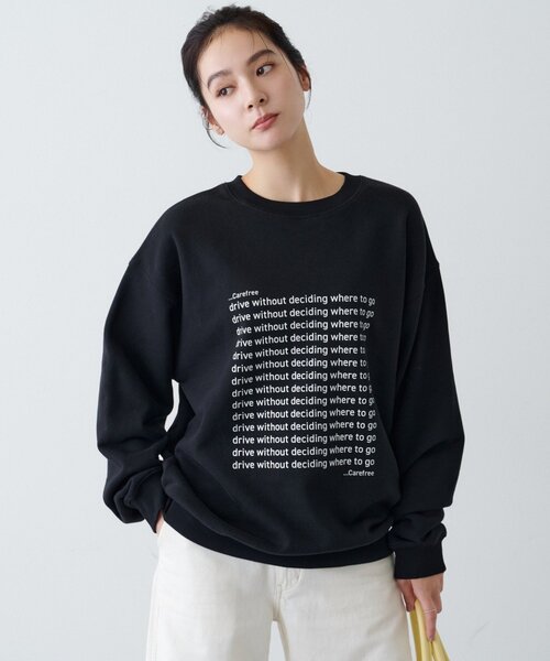 CIAOPANIC TYPY(チャオパニックティピー)の「【ZOZO限定】【UNISEX】メッセージロゴ裏毛スウェット(スウェット・レディース・ブラック/イエロー/ネイビー/ブラウン/チャコールグレー/グレー・LARGE/MEDIUM)」の20枚目の写真