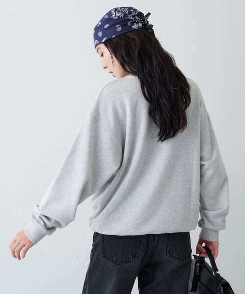 CIAOPANIC TYPY(チャオパニックティピー)の「【ZOZO限定】【UNISEX】メッセージロゴ裏毛スウェット(スウェット・レディース・ブラック/イエロー/ネイビー/ブラウン/チャコールグレー/グレー・LARGE/MEDIUM)」の9枚目の写真