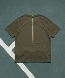 Tシャツ/カットソー（グリーン・カーキ/緑色系・ライン柄