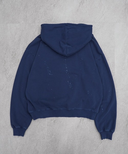 ILL'S(イルズ)の「裏毛 ヴィンテージライク プルパーカー メンズ レディース ユニセックス(パーカー・メンズ・ブラウン系その他/ライム/ブラック/ブラック系その他/ブラック系その他2/ベージュ/ブルー/ブラウン・M/L)」の18枚目の写真