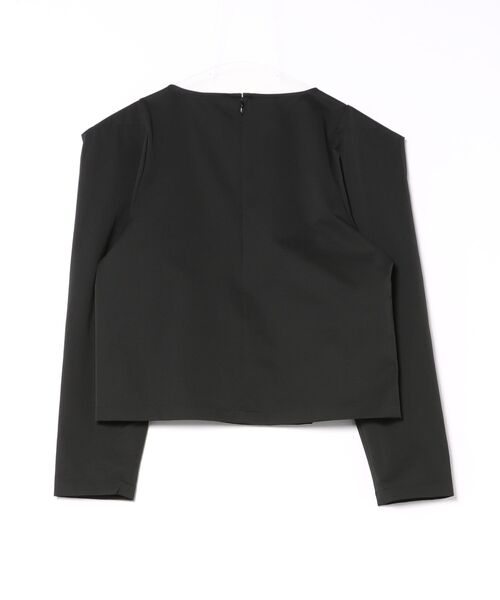 PICCIN PERLA（ピッチンペルラ）の「トンガリショルダーブラウス（シャツ/ブラウス・レディース・オフホワイト/ブラック・M）」の17枚目の写真