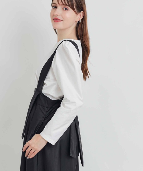 PICCIN PERLA（ピッチンペルラ）の「トンガリショルダーブラウス（シャツ/ブラウス・レディース・オフホワイト/ブラック・M）」の19枚目の写真