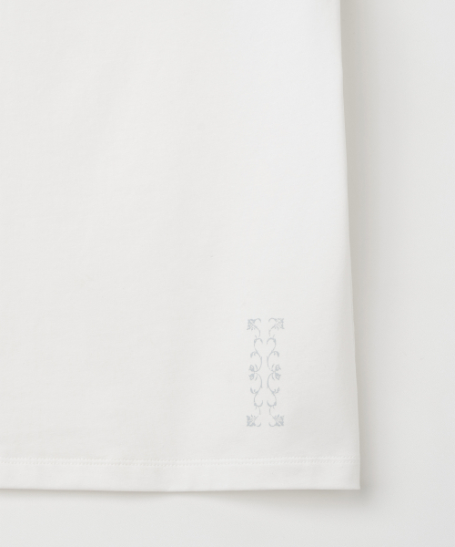 MILLO WOMEN（ミロウーマン）の「ソフトバイニングボートネックTシャツ[アイボリー]（Tシャツ/カットソー・レディース・その他・ONE SIZE）」の6枚目の写真