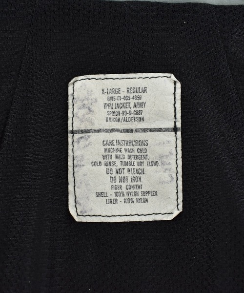 MILITARY(ミリタリー)の「【USED】U.S ARMY IPFU トレーニングジャケット(ナイロンジャケット・メンズ・グレー・X-LARGE)」の10枚目の写真