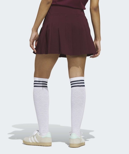 adidas(アディダス)の「プルオン プリーツスカート【adidas Golf/アディダスゴルフ】(スカート・レディース・レッド・LARGE/MEDIUM/SMALL/X-LARGE/XX-LARGE)」の2枚目の写真
