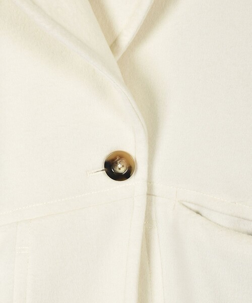 OMMO(オーエムエムオー)の「【OMMO(オーエムエムオー)】WRAP CUFF OVER COAT/コクーンオーバーコート(チェスターコート・レディース・ブラック/ホワイト/グレー・38/36)」の19枚目の写真