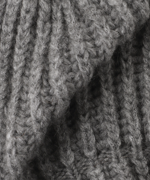 FRATELLI TALLI(フラテリタリ)の「《追加》Fratelli Talli/フラテリータリー KNIT CAP 3874(ニットキャップ/ビーニー・レディース・チョコ/チャコールグレー/ブラウン・FREE)」の6枚目の写真