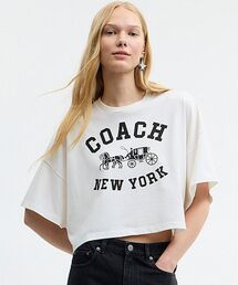 シグネチャー リンガー Tシャツ（Tシャツ/カットソー）｜COACH（コーチ