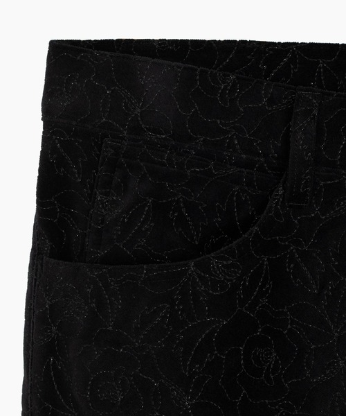 LAD MUSICIAN(ラッドミュージシャン)の「COTTON VELVETEEN FLARE PANTS(その他パンツ・メンズ・ブラック×ブラック・46/44/42)」の5枚目の写真