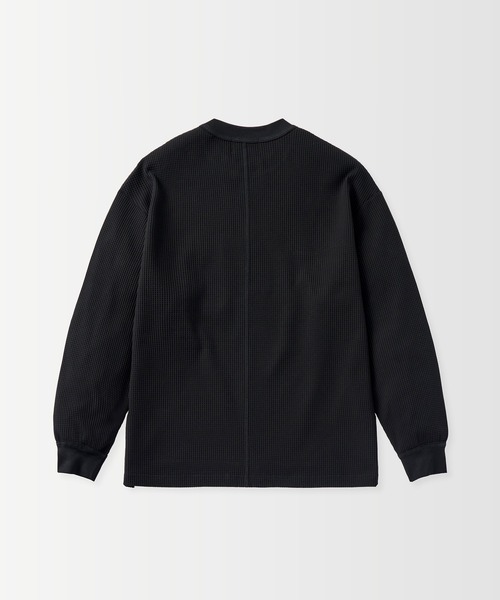 +phenix（プラスフェニックス）の「+phenix(プラスフェニックス)WAFFLE POCKET LONG SLEEVE TEE / ワッフルポケット ロングスリーブTシャツ（Tシャツ/カットソー・メンズ・ブルー/ホワイト/ブラック/ブラウン・L/M）」の21枚目の写真