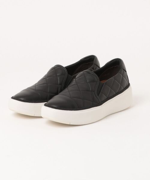 MACKINTOSH LONDON（マッキントッシュ ロンドン）の「厚底キルティングスリッポンスニーカー（スニーカー・レディース・グレー/ブラック・24.5cm/22.5cm/24.0cm/23.0cm/23.5cm/22.0cm）」の2枚目の写真