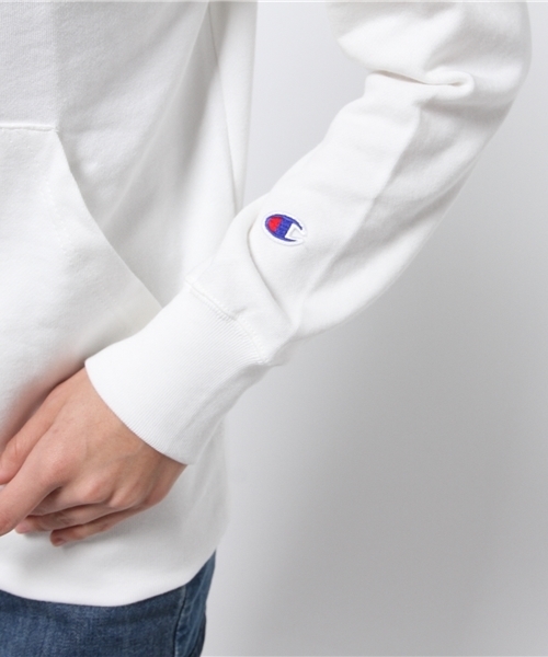 Champion（チャンピオン）の「【Ciaopanic】×【Champion/チャンピオン】別注　FrenchTerryHOODEDS（パーカー・レディース・ホワイト/ネイビー/グレー/グリーン・SMALL）」の9枚目の写真