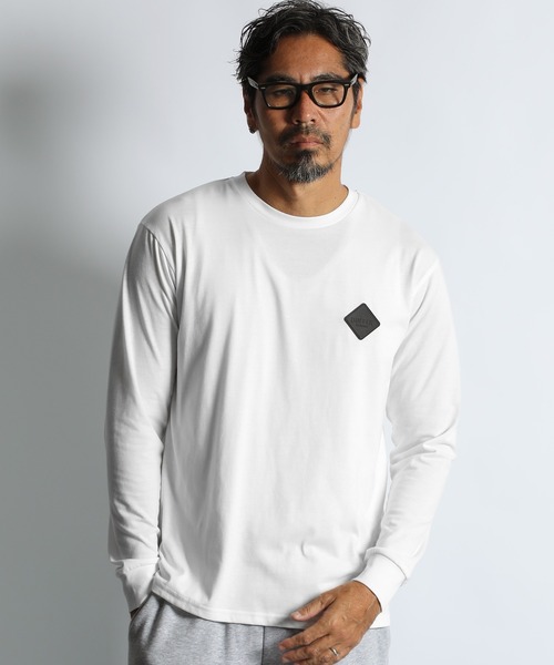 BLACK LABEL〕DAILY COMFORT L/S TEE：吸湿速乾 コットンポリエステル