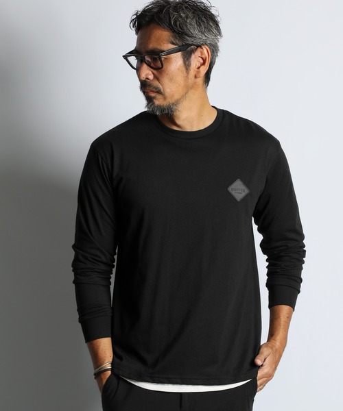BLACK LABEL〕DAILY COMFORT L/S TEE：吸湿速乾 コットンポリエステル