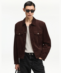 Corduroy Trucker (Dark Brown) TNJU6F100W2