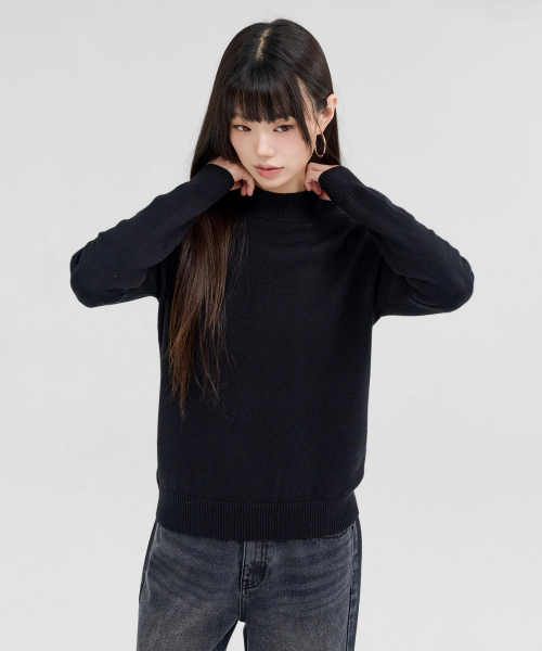 CHASECULT(チェイスカルト)の「レディース ハーフタートルネック セーター-FFZG5252D03(ニット/セーター・レディース・ブラック・85/90/95)」の3枚目の写真
