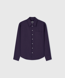 TAILLE（タイレ）の「SOLID COTTON POLPLIN BOY SHIRT MULBERRY（シャツ/ブラウス）」