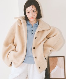 COLORME（カラーミー）の「【野崎智子 着用】ショート丈ボアアウター（ブルゾン）」