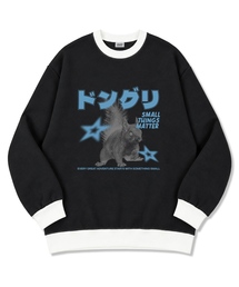 スクワレル オーバーサイズ 特殊両面コットン リンガー スウェットTシャツ 2色