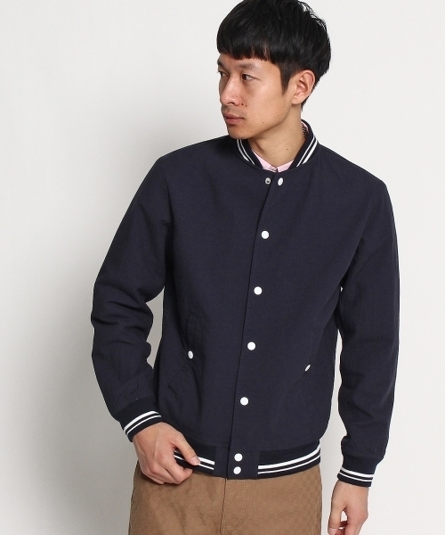 THE SHOP TK (ザ ショップ ティーケー )の「二重織スタジャン(スタジャン・メンズ・グリーン/ネイビー・02/03/04)」の9枚目の写真