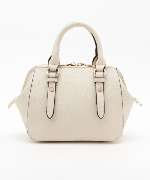 PLAIN CLOTHING（プレーンクロージング）の「ミニボストンバッグ/ショルダーバッグ【PLAIN CLOTHING】（ショルダーバッグ・レディース・オフホワイト/ブルー/ダークグレー/ブラウン/ブラック・FREE）」の11枚目の写真